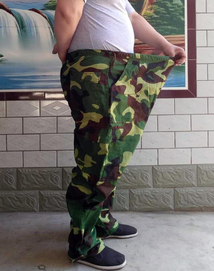 Men's Pants 10XL 9XLarge Size Cargo Anti-Wear Elastic Waist Plus 8XL Army Green Out Door Military Work Lumberjack