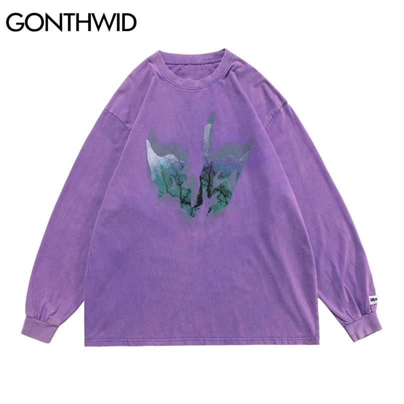 Distressed Tshirts Streetwear Hip Hop Creative Letters Casual Oversized Long Sleeve Tees Shirts Harajuku Cotton Tops 210602, Black
Distressed Tshirts Streetwear Hip Hop Creative Letters Casual Oversized Long Sleeve Tees Shirts Harajuku Cotton Tops 210602, Black