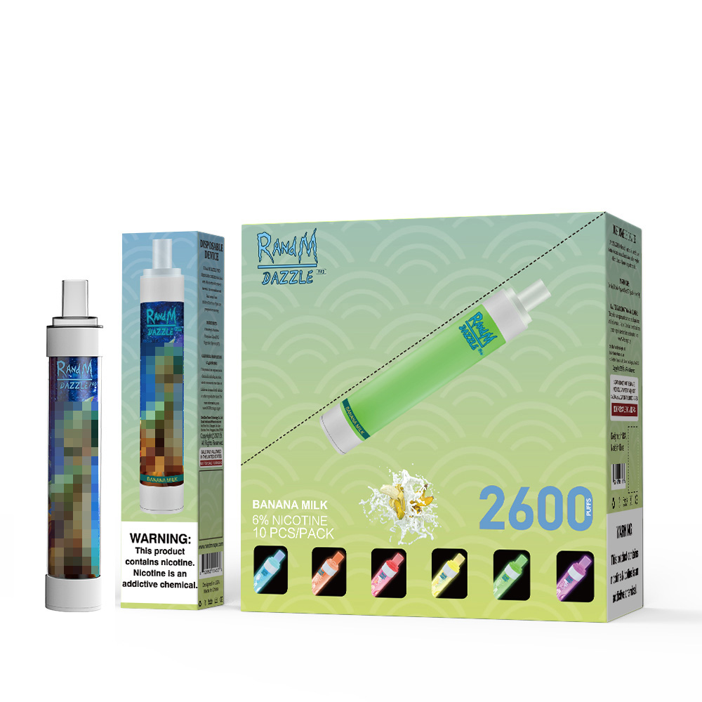 Original disposable E-cigarette 2600 smoked R&M Dazzle Pro Fruits Flavored Electronic Cigarette rechargeable luminous electroniccigarette pe
Original disposable E-cigarette 2600 smoked R&M Dazzle Pro Fruits Flavored Electronic Cigarette rechargeable luminous electroniccigarette pe