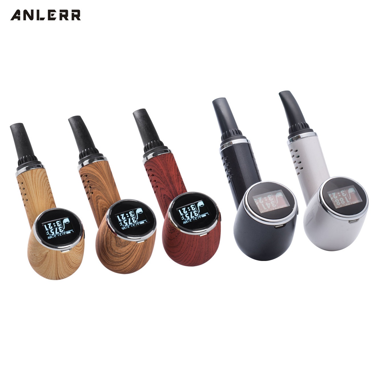 Original Anlerr PipeVape Dry Herb Vaporizer Kit OLED Screen Ceramic Heating TC Tobacco Baking Airflow Bake Vape Pipe DHL Free
Original Anlerr PipeVape Dry Herb Vaporizer Kit OLED Screen Ceramic Heating TC Tobacco Baking Airflow Bake Vape Pipe DHL Free