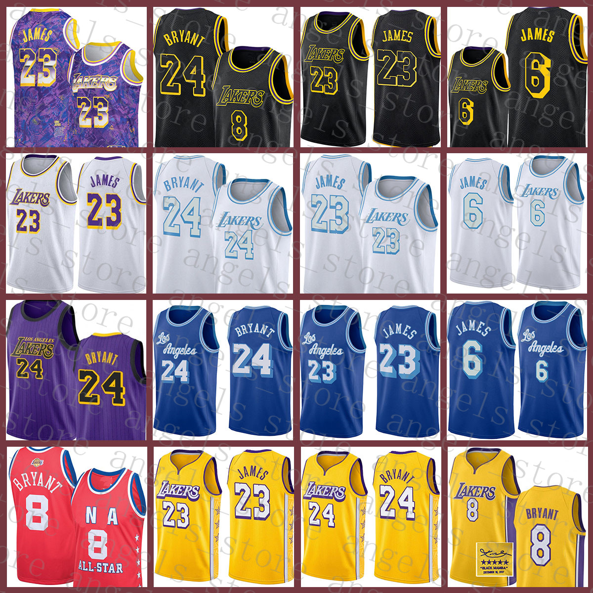 2021 New Los Angeles Lakers Kobe 24 Bryant Basketball Jersey LeBron 23 James Mens Anthony 3 Davis Mesh Retro Kyle 0 Kuzma Ch, Black;red
2021 New Los Angeles Lakers Kobe 24 Bryant Basketball Jersey LeBron 23 James Mens Anthony 3 Davis Mesh Retro Kyle 0 Kuzma Ch, Black;red
