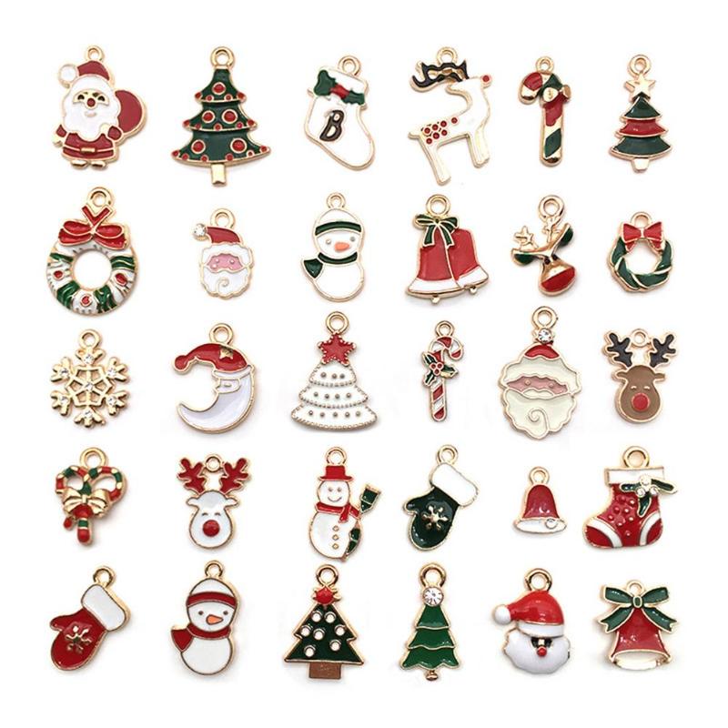 Christmas Decorations 30PCS Tree Cute Alloy Pendants Enamel Bracelet Party Home Metal Craft Hanging Decoration
Christmas Decorations 30PCS Tree Cute Alloy Pendants Enamel Bracelet Party Home Metal Craft Hanging Decoration