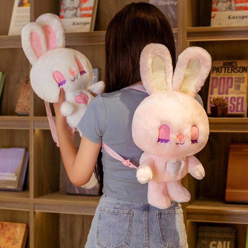Cute Pink Long Lash Plush Backpack Stuffed Animals Ear Girl School Bag Hug Toy For Children Birthday Xmas Gift Bags
Cute Pink Long Lash Plush Backpack Stuffed Animals Ear Girl School Bag Hug Toy For Children Birthday Xmas Gift Bags