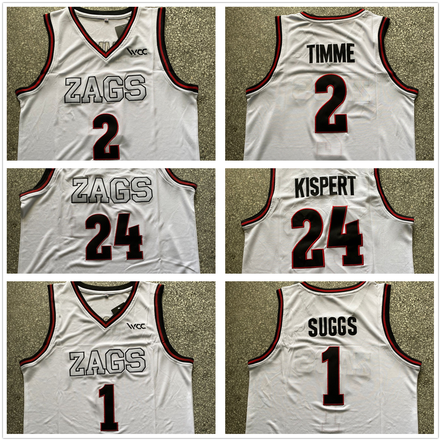 Gonzaga Bulldogs 1 Jalen Suggs College Basketball Jersey 2 Drew Timme 24 Corey Kispert Jerseys Men' Stitched, White
Gonzaga Bulldogs 1 Jalen Suggs College Basketball Jersey 2 Drew Timme 24 Corey Kispert Jerseys Men' Stitched, White