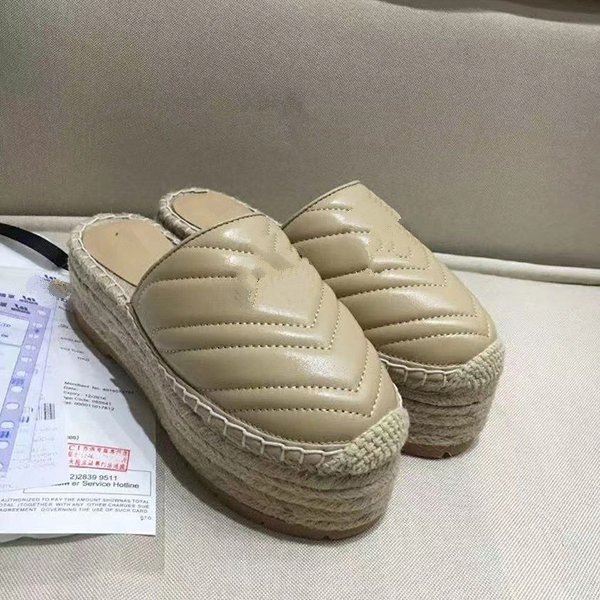 Women EspadrilleSlide Designer Sandal High Quality Real leather Cord Platform Double Hardware Outdoor Beach Slides MJJJJ0002
Women EspadrilleSlide Designer Sandal High Quality Real leather Cord Platform Double Hardware Outdoor Beach Slides MJJJJ0002