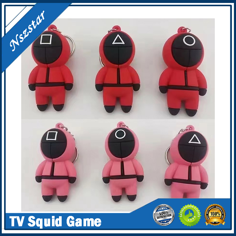 TV Squid Game Keychain Popular Toy Anime Surrounding Wooden People Pontang PVC Keychains Friends Halloween Party Favor Gifts In stock Fast Delivery DHL free
TV Squid Game Keychain Popular Toy Anime Surrounding Wooden People Pontang PVC Keychains Friends Halloween Party Favor Gifts In stock Fast Delivery DHL free