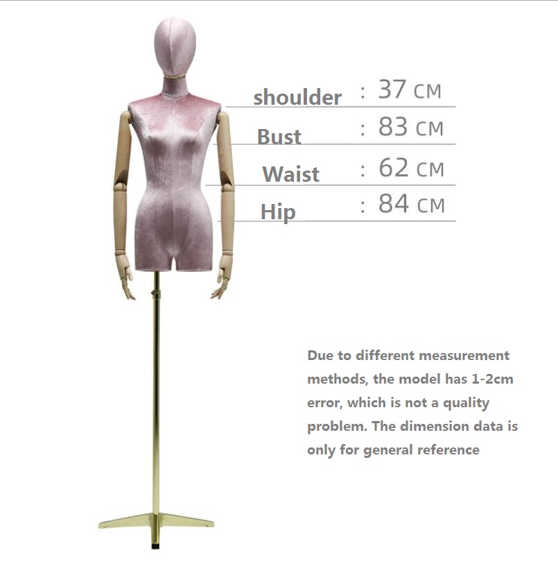 Fashion shop model props Commercial Furniture female dummy stage wedding dress half body Korean high end window models