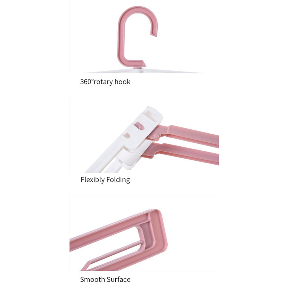 Wind antiskid Expandable Portable Foldable Clothes Hanger Rack Non-Slip Windproof Drying Organizer Holder for Travel Home