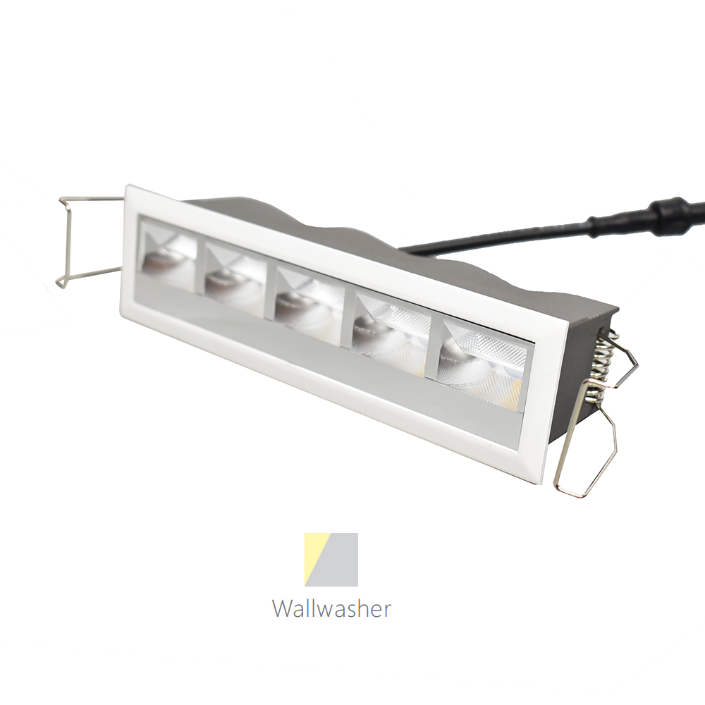 Wave Body Indoor Home Lamp New Wall Washer Down Light LED for Show Rooml Lighting 3W 6W 12W 24W Linear Recessed Ceiling Fixture