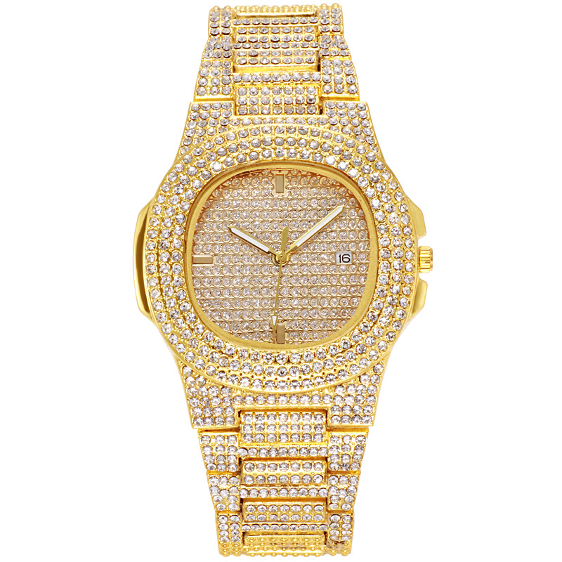 Tiktok Same Popular Starry Steel Band Diamond-Embedded Couple Watch European and American Style Temperament and Fully-Jewelled Calendar Quartz Watch, Green
Tiktok Same Popular Starry Steel Band Diamond-Embedded Couple Watch European and American Style Temperament and Fully-Jewelled Calendar Quartz Watch, Green