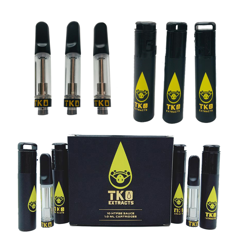 TKO Extracts 510 Thread Atomizer Vape Cartridge 0.8ml Ceramic Coil Atomizers Empty Vaporizer Cartridges Thick Oil Matte Black Tip
TKO Extracts 510 Thread Atomizer Vape Cartridge 0.8ml Ceramic Coil Atomizers Empty Vaporizer Cartridges Thick Oil Matte Black Tip