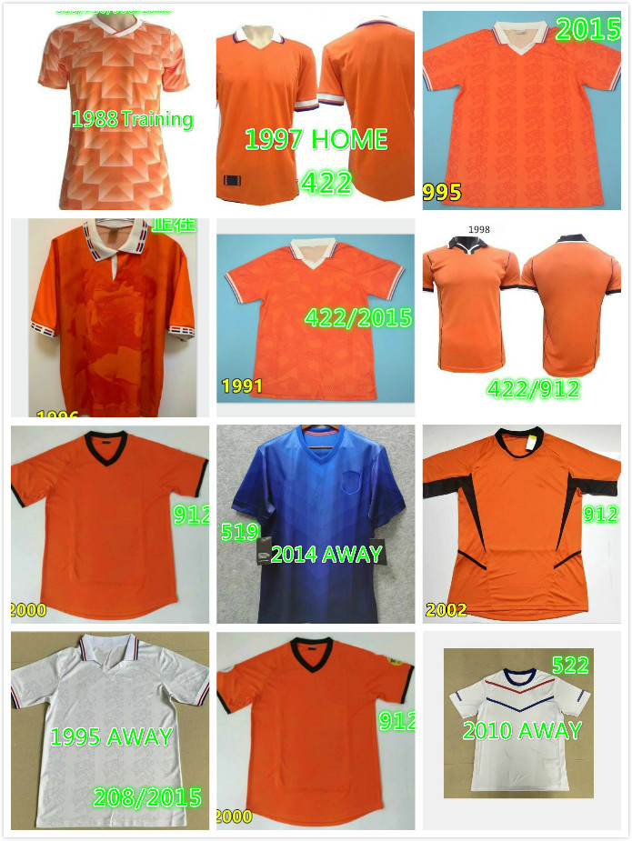 1978 Retro 1988 Soccer Jersey 2012 Van Basten 2000 2002 1998 1994 Holland 2010 football shirts BERGKAMP 1996 Gullit Sneijder DAVIDS Rijkaard Cruyff, Multi
1978 Retro 1988 Soccer Jersey 2012 Van Basten 2000 2002 1998 1994 Holland 2010 football shirts BERGKAMP 1996 Gullit Sneijder DAVIDS Rijkaard Cruyff, Multi