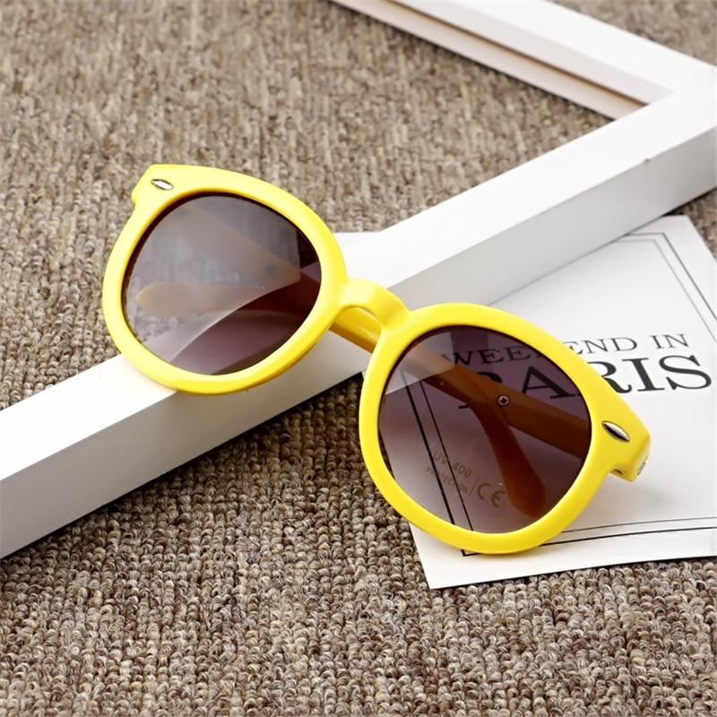 Fashion Kids Sunblock Sunglasses Child Black Sun Glasses Anti-uv400 Baby Sun-shading Eyeglasses Girl Boy Full Frame Sunglass Z260305