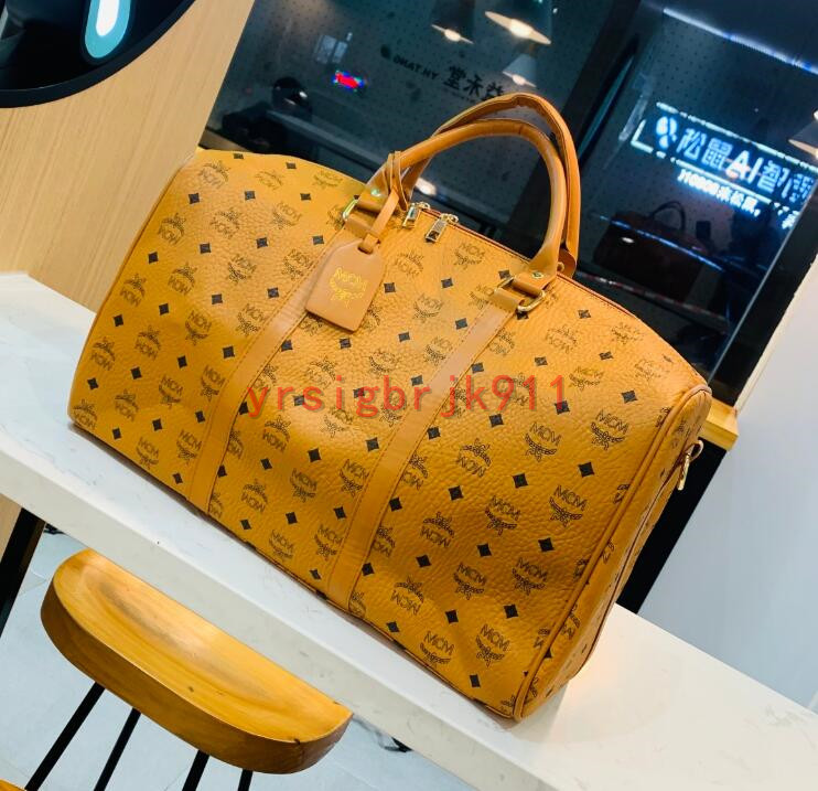 a84 New mcm Leather women's Designers Luxurys Travel bag Luggage bags Men's hand Travel bag, Black;red
a84 New mcm Leather women's Designers Luxurys Travel bag Luggage bags Men's hand Travel bag, Black;red