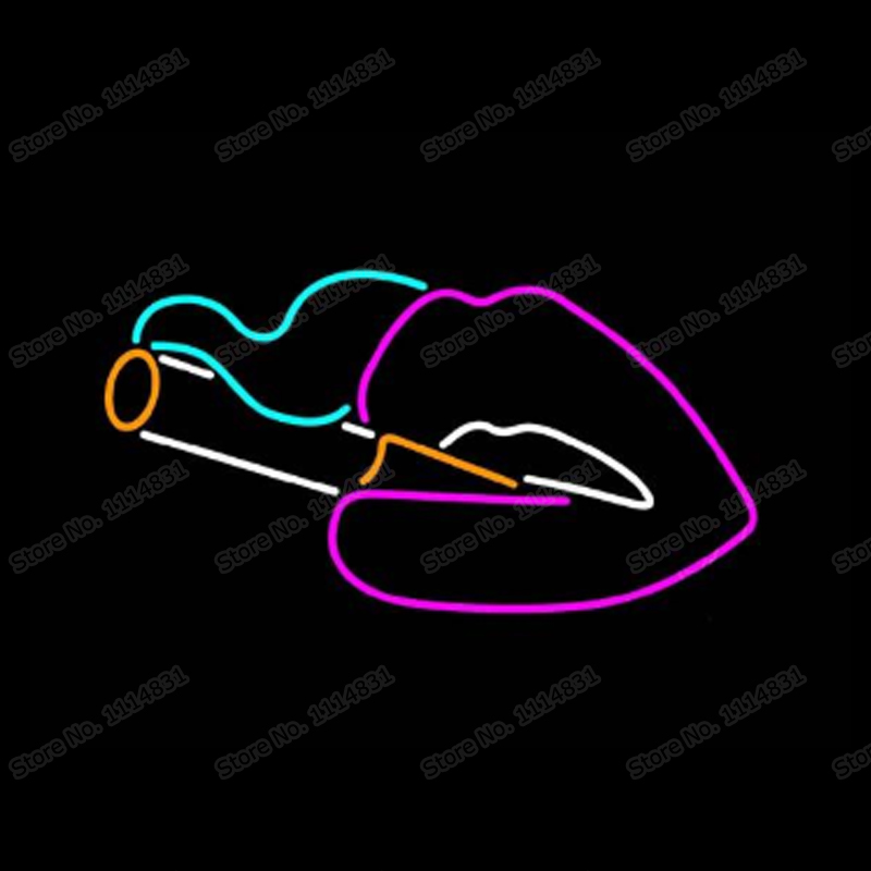 Smoking Lip Neon Sign Custom Handmade Real Glass Tube PUB Beer Bar KTV Store Shop Smoke Advertisement Display Neon Signs 17X12
Smoking Lip Neon Sign Custom Handmade Real Glass Tube PUB Beer Bar KTV Store Shop Smoke Advertisement Display Neon Signs 17X12