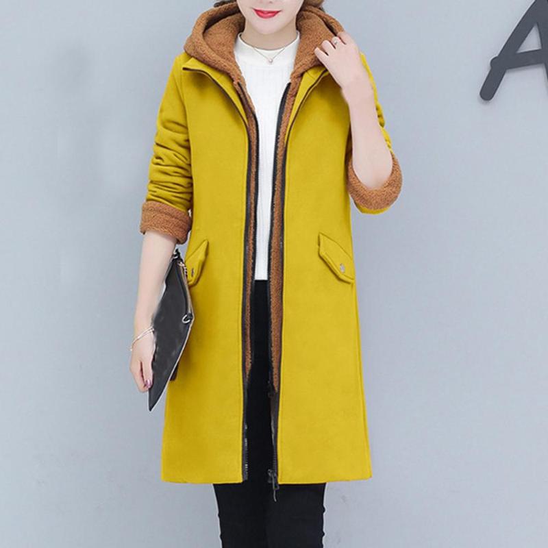 Women's Fur & Faux Plush Lambskin Teddy Coat Women Winter Plus Size Fashion Casual Solid Hooded Fake Two-Piece Warm Soft Female Overcoat, Black 
Women's Fur & Faux Plush Lambskin Teddy Coat Women Winter Plus Size Fashion Casual Solid Hooded Fake Two-Piece Warm Soft Female Overcoat, Black