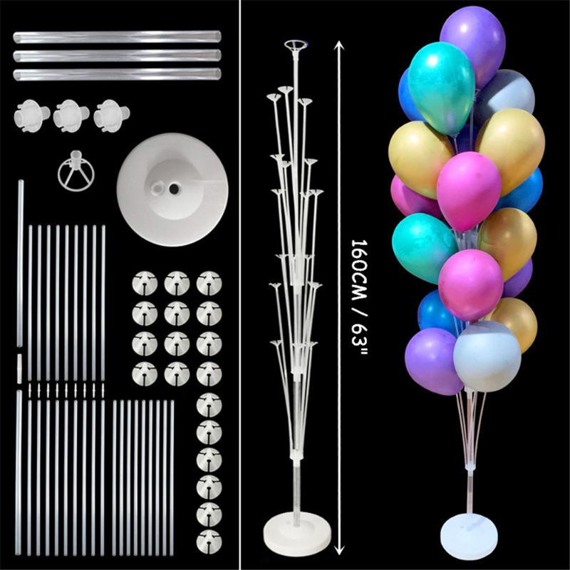 Party Decoration Balloon Stand Holder Column Confetti Balloons Happy Birthday Ballon Kids Baby Shower Wedding