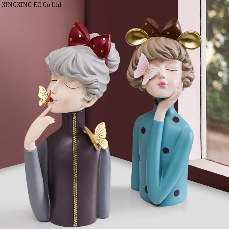 Decorative Objects & Figurines Nordic Creative Bubble Girl Decoration Resin Abstract Character Home Accessories Give Girls Day Gifts
Decorative Objects & Figurines Nordic Creative Bubble Girl Decoration Resin Abstract Character Home Accessories Give Girls Day Gifts