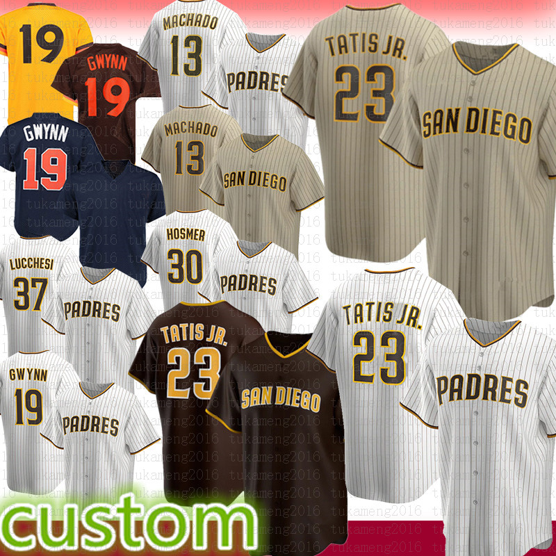 23 Fernando Tatis Jr. Tony Gwynn Baseball Jersey 13 Manny Machado Yu Darvish Trent Grisham San Wil Meyers Diego Jurickson Profar Eric Hosmer Padres Jake Cronenworth, Retro custom -tiaowen