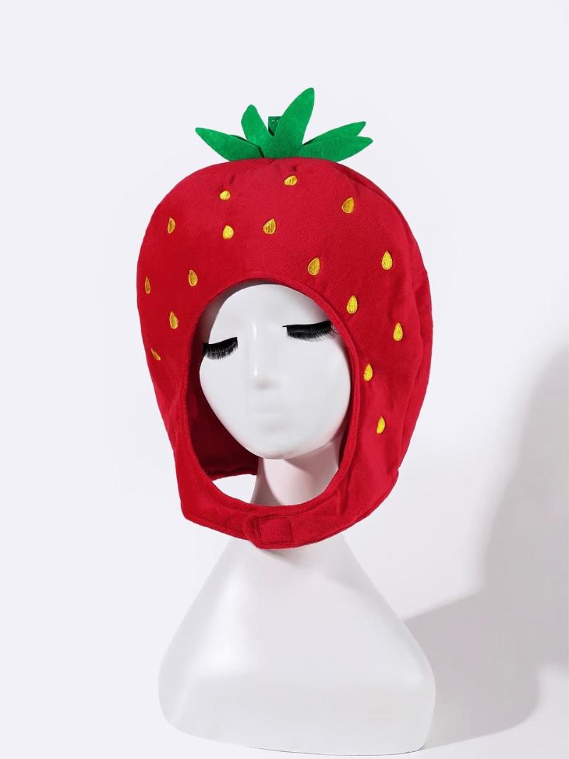 Berets Cute Strawberry Hat Po Funny Headgear Beanie Beanies For Women Cap Women's Men's Winter Hats Caps Apparel Accessories
Berets Cute Strawberry Hat Po Funny Headgear Beanie Beanies For Women Cap Women's Men's Winter Hats Caps Apparel Accessories
