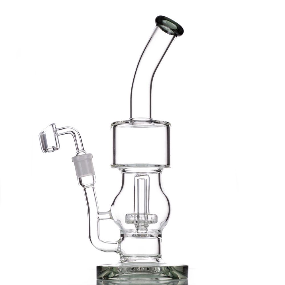 2021 Hookah Transparent Black Glass Bong Dabber Rig Water Bongs Smoke Pipe 10.5 Inch Single Perc 14.4mm Female Joint Double with Quartz Bang
2021 Hookah Transparent Black Glass Bong Dabber Rig Water Bongs Smoke Pipe 10.5 Inch Single Perc 14.4mm Female Joint Double with Quartz Bang