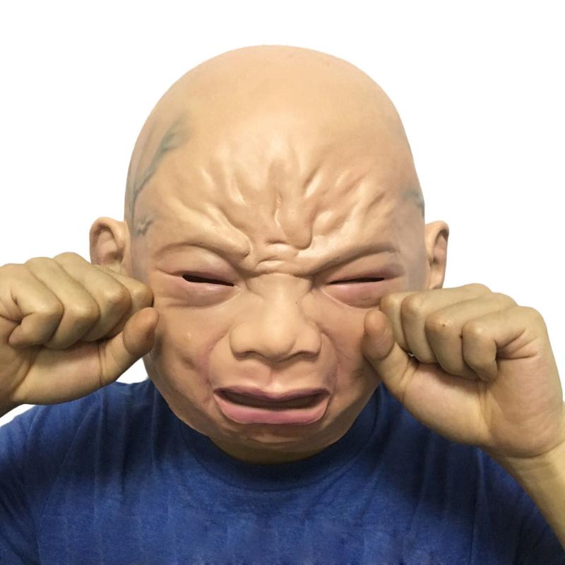 Party Masks Funny Halloween Scary Horror Elder Latex Full Head Mask Supersoft Old Man Cosplay Prop Dressup April Fool039s Day 3281536