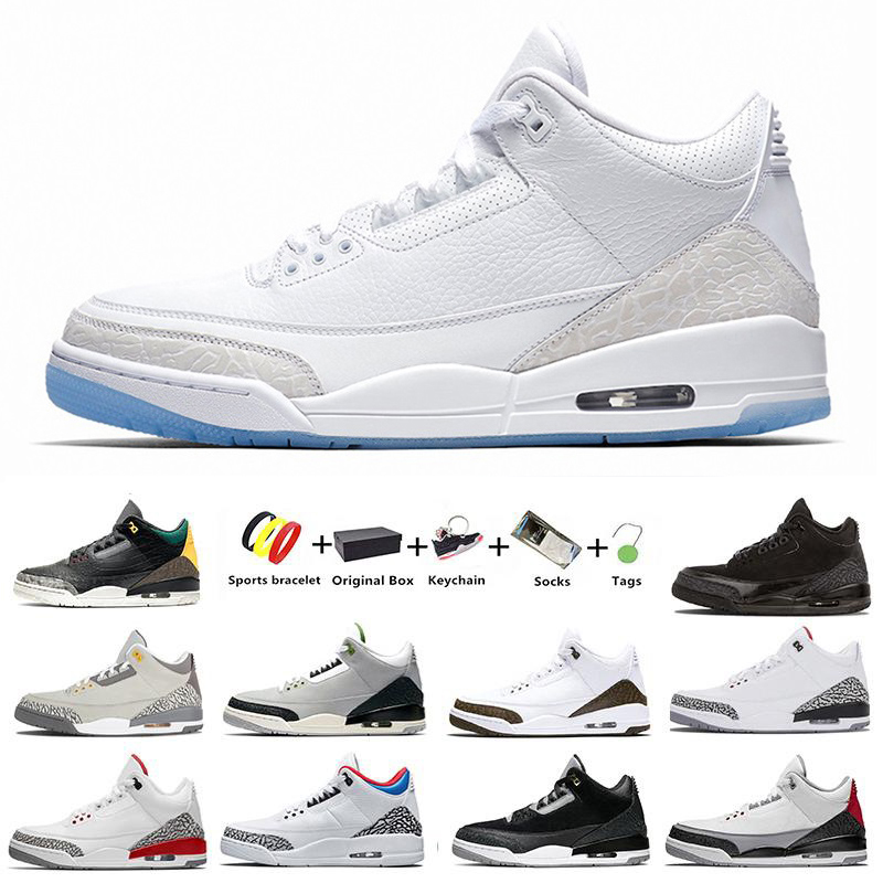 Jumpman 3 III Mens Basketball shoes Pine Green Midnight Navy Racer Blue Pure White Grey Court Purple Varsity Royal SEOUL Maniere men trainers sports sneakers With Box, Color#15
Jumpman 3 III Mens Basketball shoes Pine Green Midnight Navy Racer Blue Pure White Grey Court Purple Varsity Royal SEOUL Maniere men trainers sports sneakers With Box, Color#15