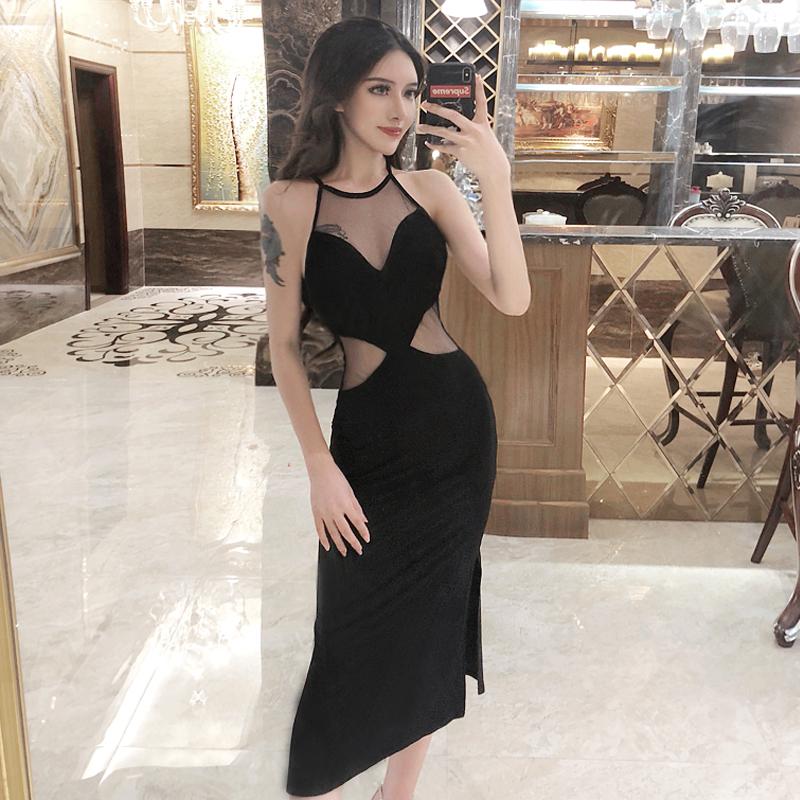 Casual Dresses Sexy Evening Party Prom O Sleeveless Bodycon Black Mesh See Through Dress Women Robe Femme Formal Vestidos Temperament Street, Black;gray
Casual Dresses Sexy Evening Party Prom O Sleeveless Bodycon Black Mesh See Through Dress Women Robe Femme Formal Vestidos Temperament Street, Black;gray