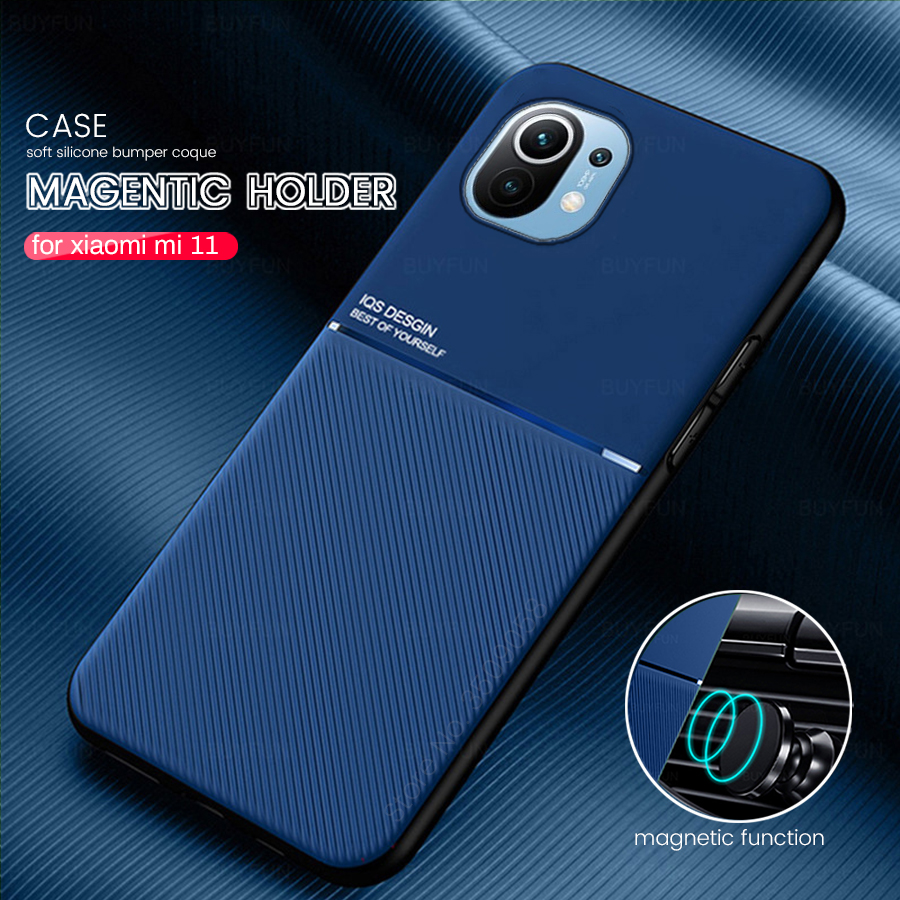Mi11 Case Leather Texture Car Magnetic Holder Phone Covers for Xiaomi Mi 11 Lite Pro Ultra Soft Silicone Bumper Shockproof Coque, Green
Mi11 Case Leather Texture Car Magnetic Holder Phone Covers for Xiaomi Mi 11 Lite Pro Ultra Soft Silicone Bumper Shockproof Coque, Green