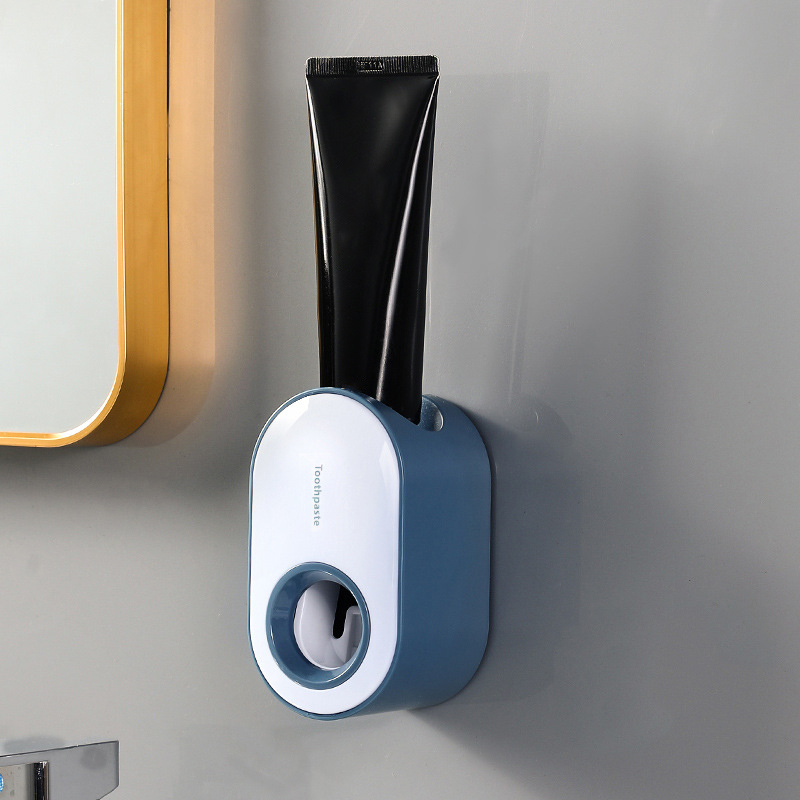 1PC Toothpaste Dispenser Bathroom Toothbrush Holder Accessories Set For Bathroom Mount Automatic Squeezer Fast Wall Mounted