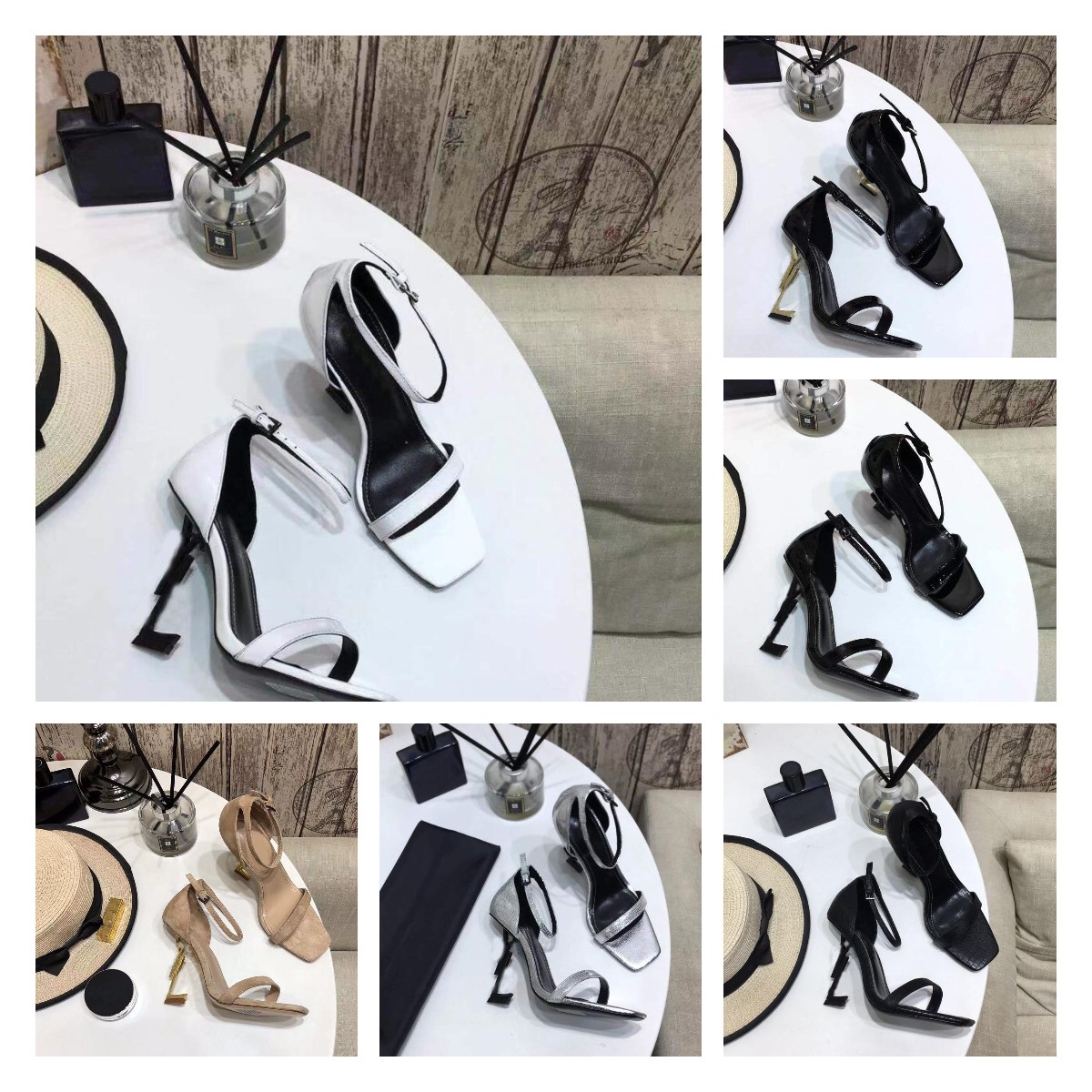 2021 Luxury Designer Women Shoes OPYUM Shoe leather high heels metal heel adjustable ankle straps Fashion Top Quality With Box Size 35-40, Color 4
2021 Luxury Designer Women Shoes OPYUM Shoe leather high heels metal heel adjustable ankle straps Fashion Top Quality With Box Size 35-40, Color 4