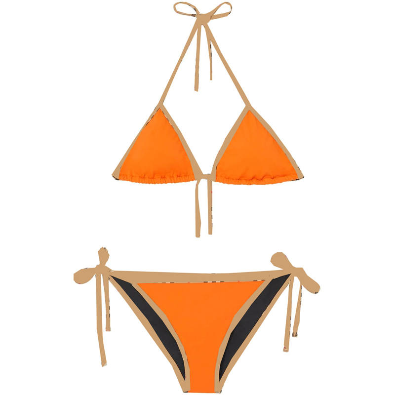 Casual Plaid Bikinis Letter Solid Color Swimsuits Designer Halter Thong Bikini Women Beach Party Swimsuit
Casual Plaid Bikinis Letter Solid Color Swimsuits Designer Halter Thong Bikini Women Beach Party Swimsuit