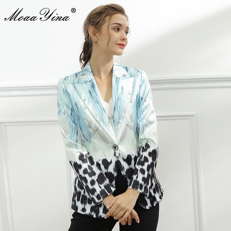 Fashion Designer Suit jacket Coat Spring Autumn Women' Long sleeve Single Button Jacket 210524, Multi
Fashion Designer Suit jacket Coat Spring Autumn Women' Long sleeve Single Button Jacket 210524, Multi