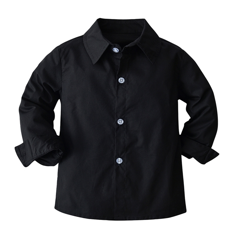 Spring Autumn Baby Boy Shirts Black Long Sleeve Lapel Cardigan Shirt Casual Kids Gentleman Blouses Tops Toddlers Boys Clothes 220314, 21b194-black
Spring Autumn Baby Boy Shirts Black Long Sleeve Lapel Cardigan Shirt Casual Kids Gentleman Blouses Tops Toddlers Boys Clothes 220314, 21b194-black