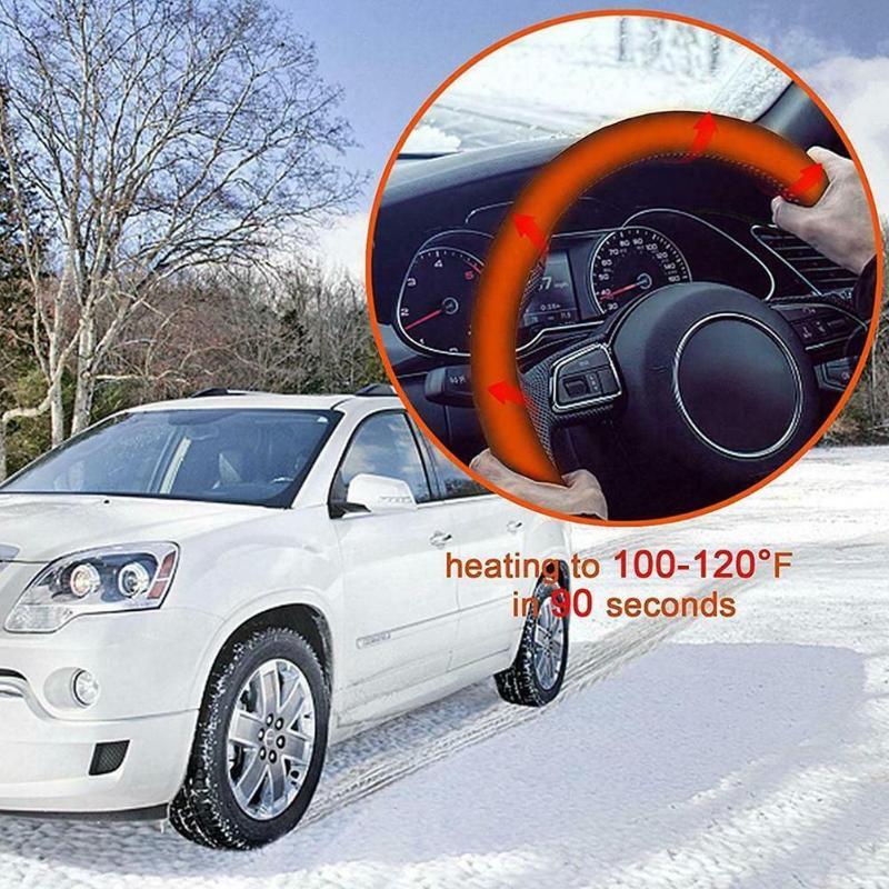 Steering Wheel Covers 12V Car Electric Heating Teering Pad Auto Cover Non-slip Warm Heated
Steering Wheel Covers 12V Car Electric Heating Teering Pad Auto Cover Non-slip Warm Heated
