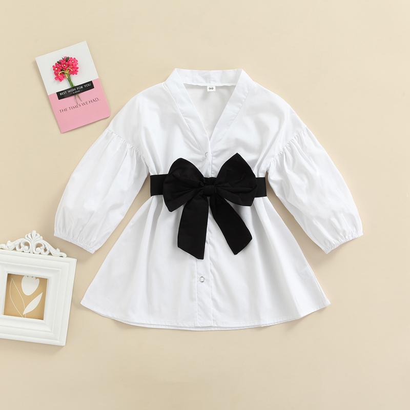 Girl's Dresses Fashion Born Baby Girls Dress Spring Summer Toddler Long Sleeve Solid Color V-neck Bow-knot Belt Princess Shirt, Red;yellow
Girl's Dresses Fashion Born Baby Girls Dress Spring Summer Toddler Long Sleeve Solid Color V-neck Bow-knot Belt Princess Shirt, Red;yellow