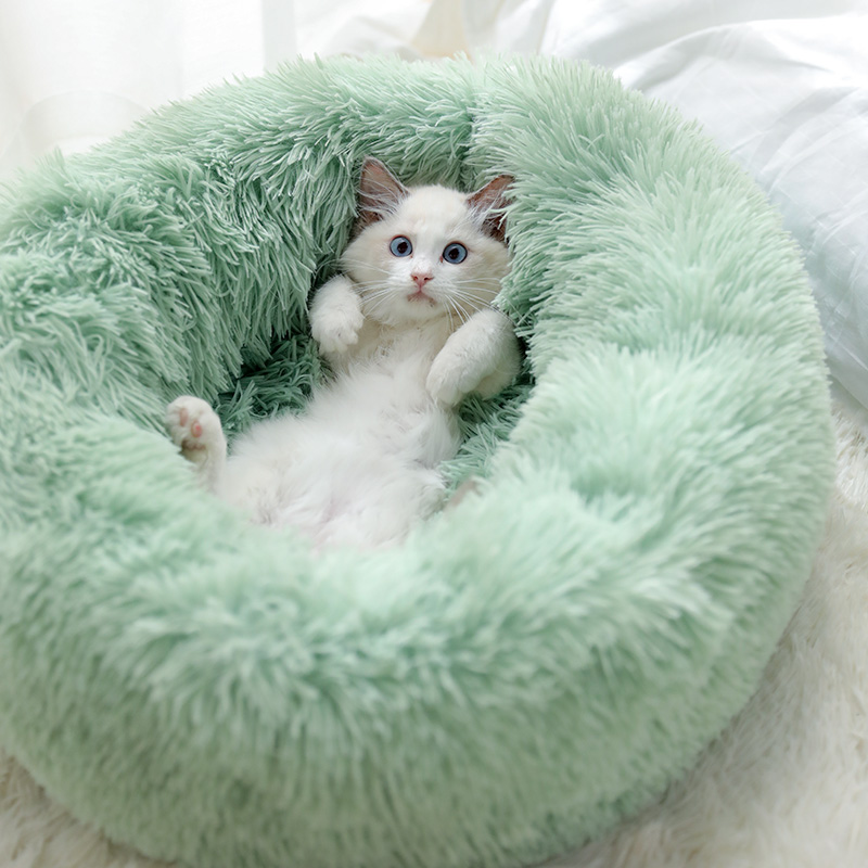 Dog Pet Bed Kenne Round Cat Bed Winter Warm Dog House Seeping Bag ong Push er Soft Pet Bed Puppy Cushion Mat Cat pies
Dog Pet Bed Kenne Round Cat Bed Winter Warm Dog House Seeping Bag ong Push er Soft Pet Bed Puppy Cushion Mat Cat pies