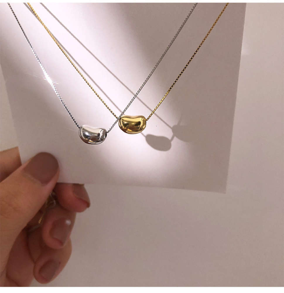 necklace Acacia fashion simple lucky pea clavicle cute little golden bean chain, Silver
necklace Acacia fashion simple lucky pea clavicle cute little golden bean chain, Silver