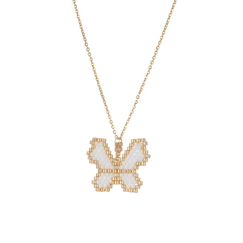 Pendant Necklaces Miyuki Rice Beads Woven Necklace Explosion Classic Small Butterfly