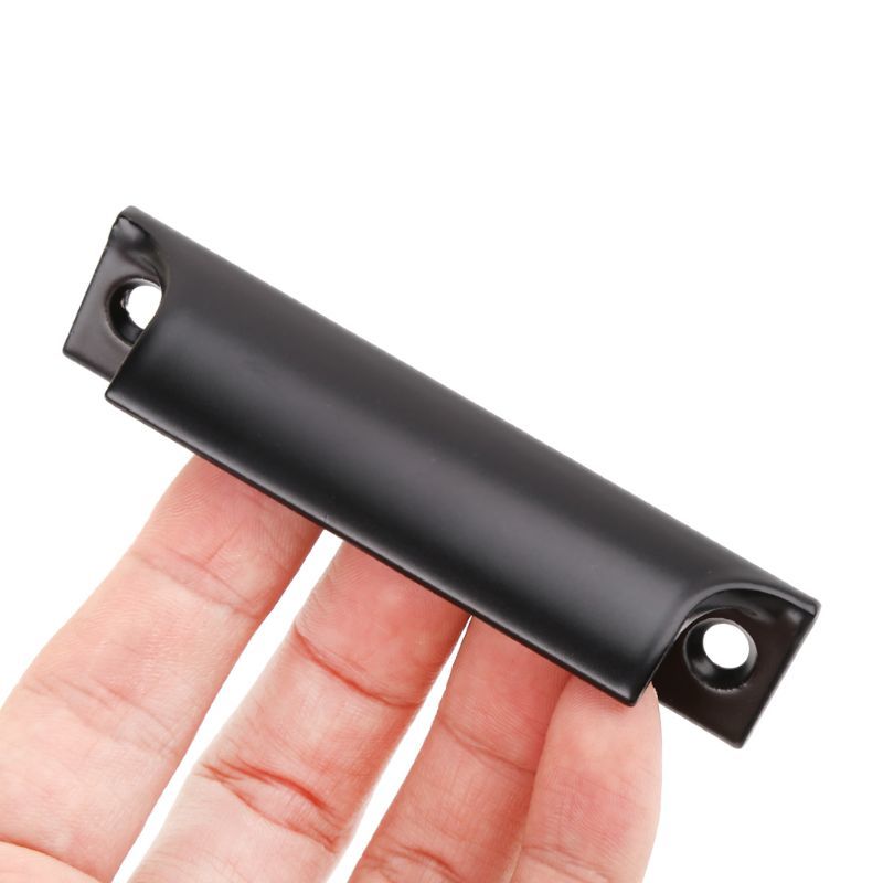 Aluminium Door Handle Push-Pull Balcony Gate Window Pulls Button Furniture