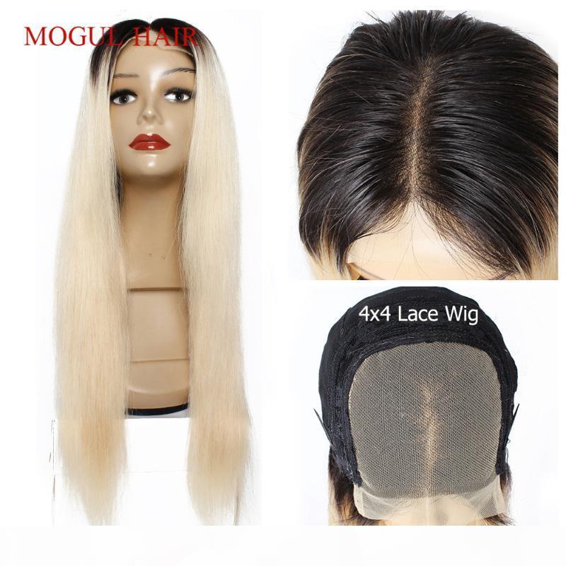 Mogul Hair 4x4 Lace Closure Wig Ombre Blonde Human Hair Wig 12-30 inch 1B 613 Blonde 150% Density Straight Brazilian Remy, Black;brown
Mogul Hair 4x4 Lace Closure Wig Ombre Blonde Human Hair Wig 12-30 inch 1B 613 Blonde 150% Density Straight Brazilian Remy, Black;brown