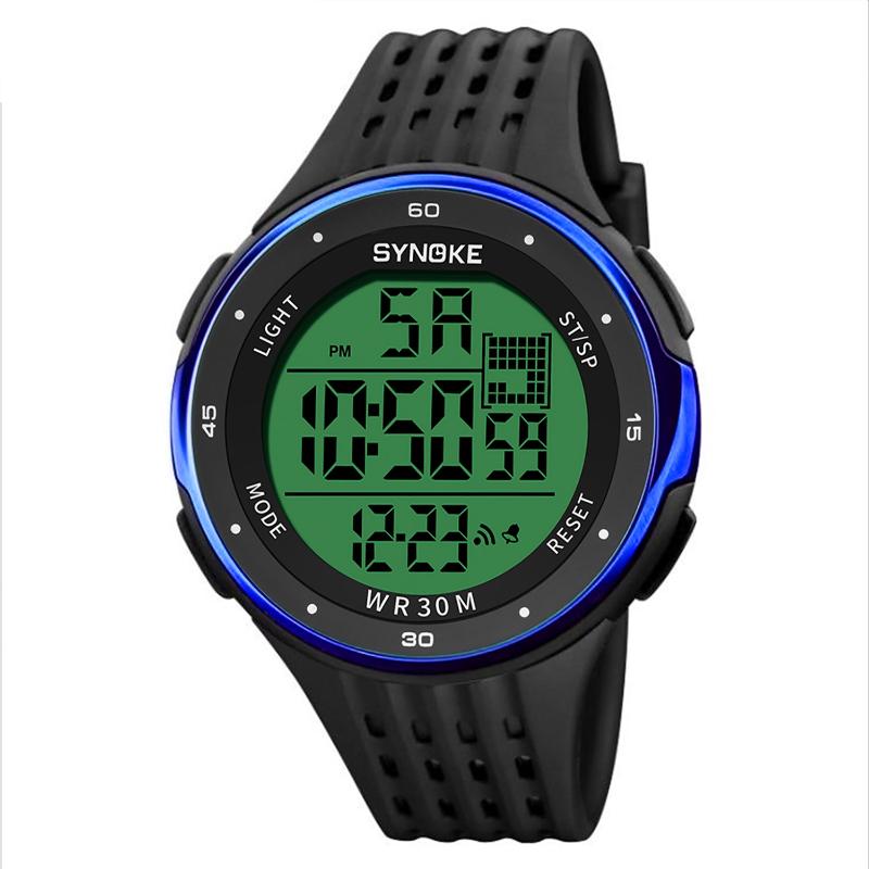 Wristwatches Montre Homme SYNOKE Watches Men Outdoor Sports Watch Waterproof Large Dial Men's Electronic Digital LED Wristwatch, Slivery;brown
Wristwatches Montre Homme SYNOKE Watches Men Outdoor Sports Watch Waterproof Large Dial Men's Electronic Digital LED Wristwatch, Slivery;brown