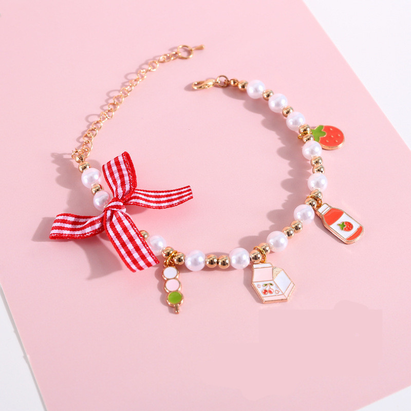 Fashion Pet Collars Puppy Dog Cat Pearl Necklace Pet Accessories Cute Pendant Pets Dogs Cats Collar & Leads Jewelry