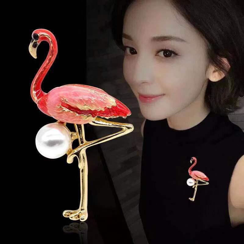 Pins, Brooches Simple Creative Female Personality Fashion Flamingo Brooch Red Love Bird Pin Clothing Overcoat Matching
Pins, Brooches Simple Creative Female Personality Fashion Flamingo Brooch Red Love Bird Pin Clothing Overcoat Matching