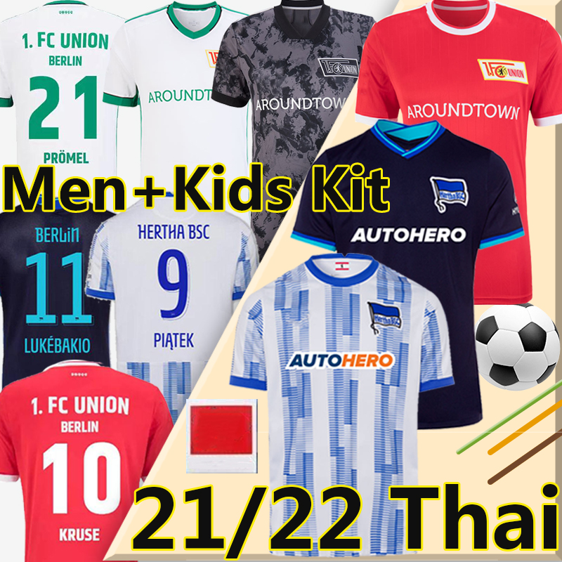 21/22 Hertha BSC Soccer Jerseys PIATEK 2021 2022 DARIDA CUNHA DILROSUN LUKEBAKIO DUDA Football Shirt Union Berlin FRIEDRICH KRUSE UJAH MEN+KIDS KIT Fußball-Trikot, Bolin lianhe 21-22 away
21/22 Hertha BSC Soccer Jerseys PIATEK 2021 2022 DARIDA CUNHA DILROSUN LUKEBAKIO DUDA Football Shirt Union Berlin FRIEDRICH KRUSE UJAH MEN+KIDS KIT Fußball-Trikot, Bolin lianhe 21-22 away