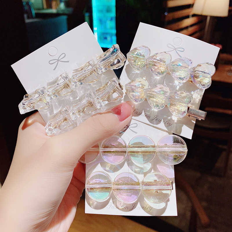 New girl's heart transparent love chain hairpin hair ornament one word clip edge bangs headpie, 8 transparent hairpin
New girl's heart transparent love chain hairpin hair ornament one word clip edge bangs headpie, 8 transparent hairpin