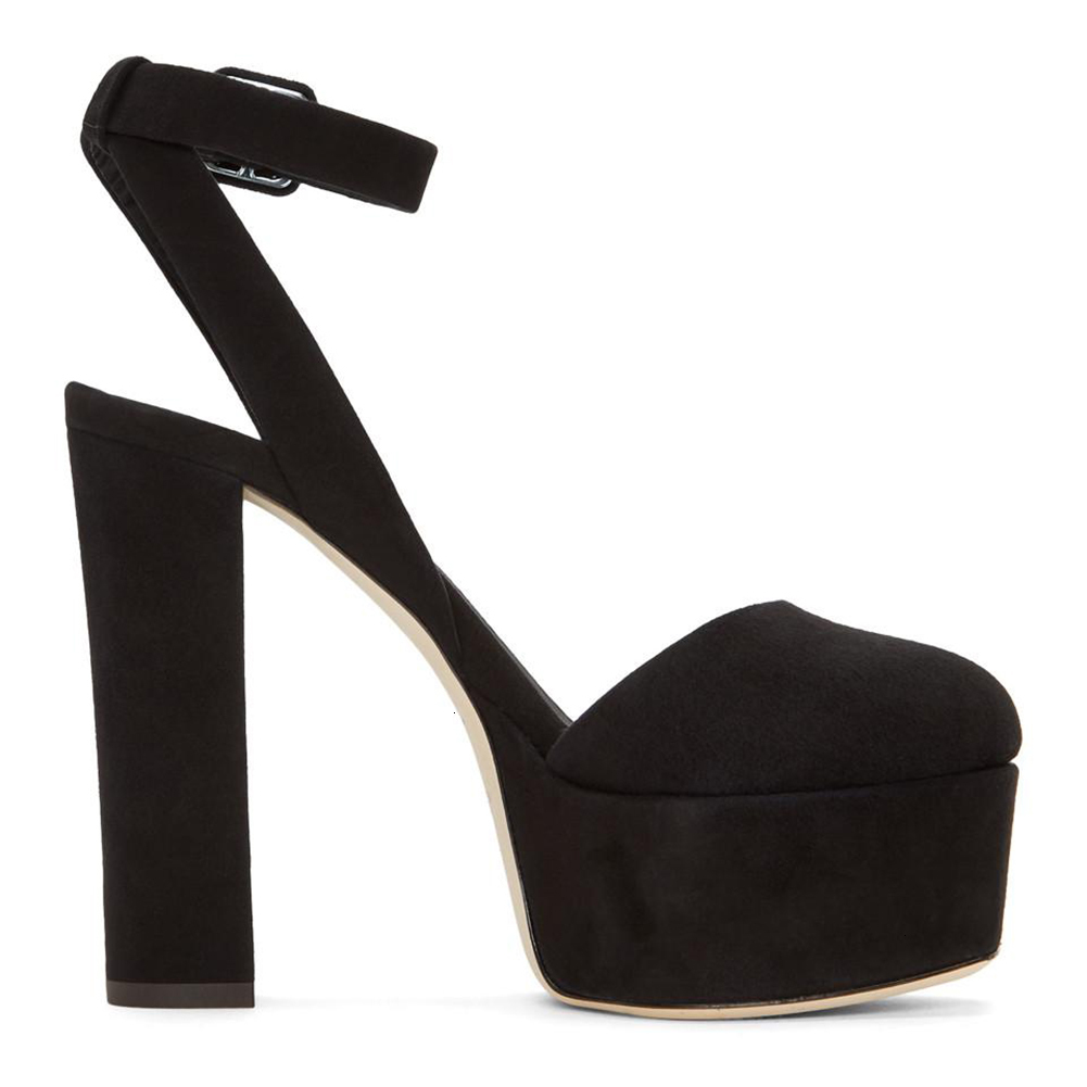 Black women Faux Suede Slippers Wheel Toe Heel Chunky Platform Slingbacks High Leap Bombs Weared Shoe Leaps From Summer Ladies GPC7, 1# shoe box
Black women Faux Suede Slippers Wheel Toe Heel Chunky Platform Slingbacks High Leap Bombs Weared Shoe Leaps From Summer Ladies GPC7, 1# shoe box