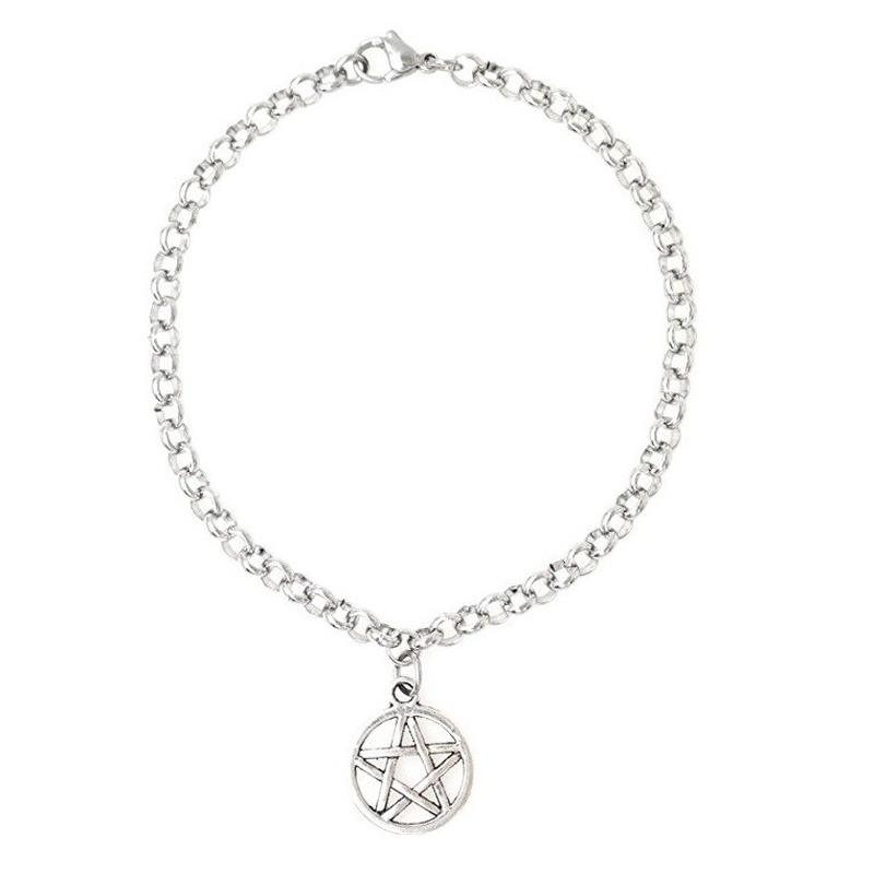 Link, Chain Wholesale 5 Pcs/ 2021 Gothic Supernatural Pentagram Bracelet Fashion Retro Pendant For Men Women Adjustable Hand Accessories
Link, Chain Wholesale 5 Pcs/ 2021 Gothic Supernatural Pentagram Bracelet Fashion Retro Pendant For Men Women Adjustable Hand Accessories