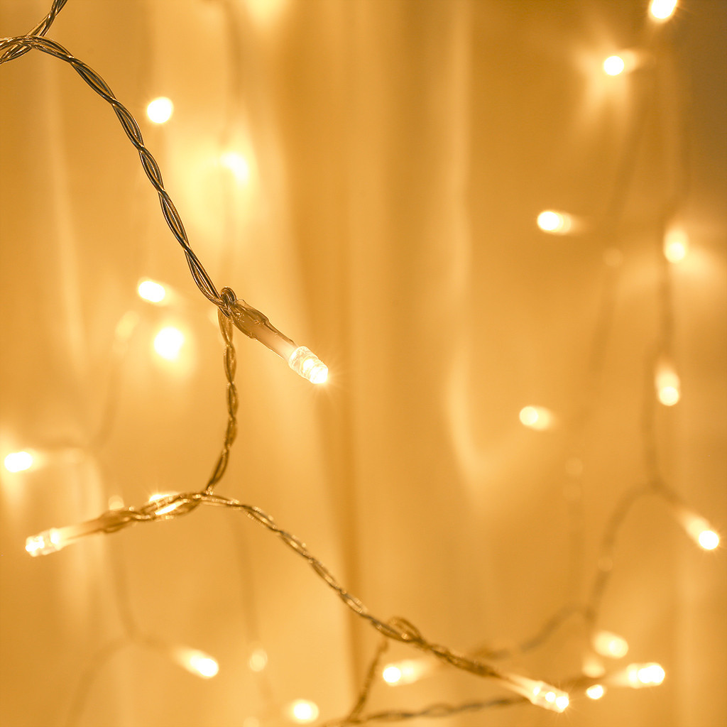 4-meter 40 led usb string light silver thread warm white fairies garland decoration for home battery-fueled Christmas party