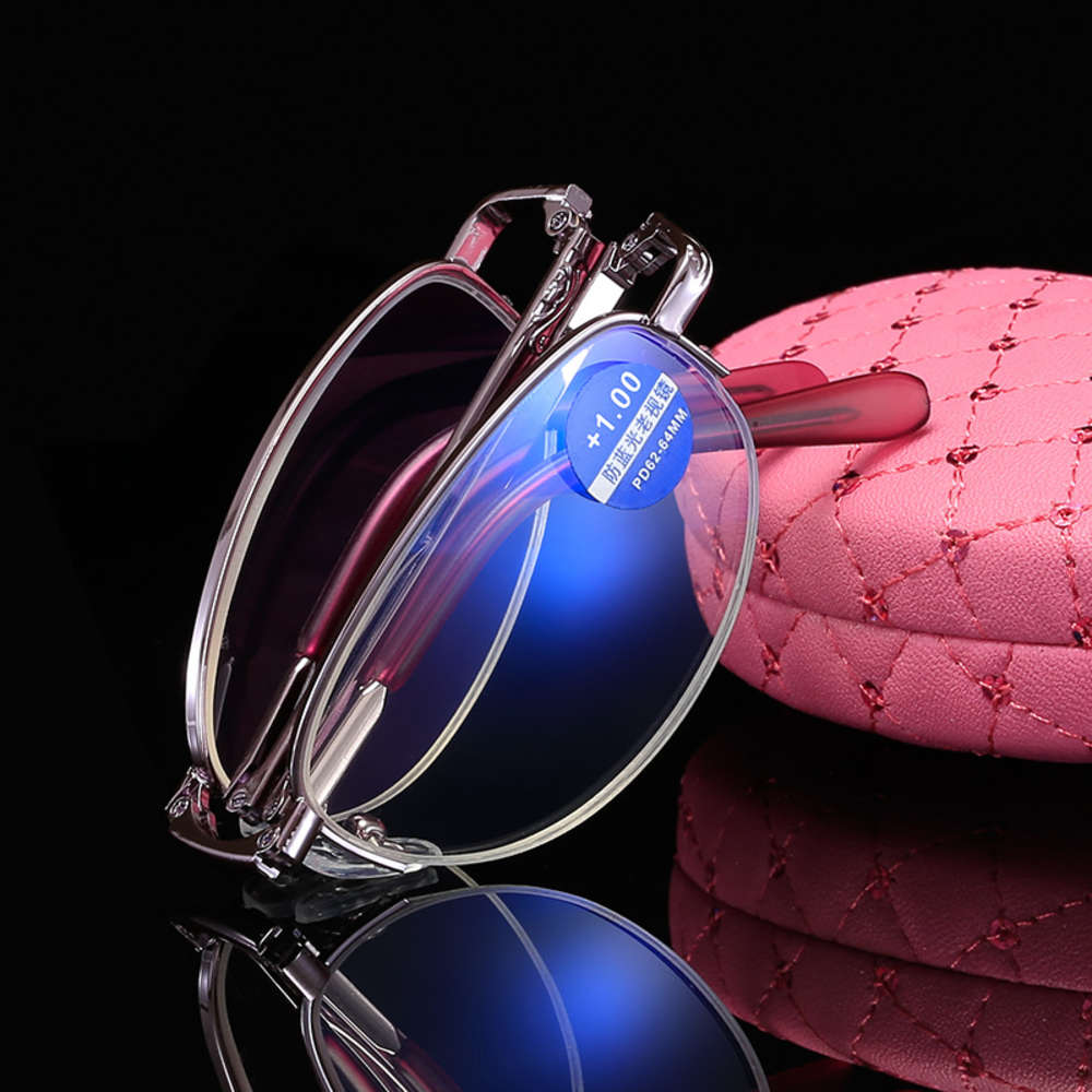 New metal folding lady's blue light eye protection radiation anti fatigue prbyopiaDHZG, White;black
New metal folding lady's blue light eye protection radiation anti fatigue prbyopiaDHZG, White;black